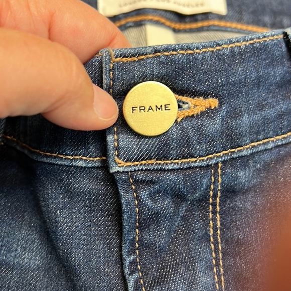 FRAME DENIM LE SKINNY DE JEAN DARKWASH SKINNY JEANS 32 - Picture 8 of 16